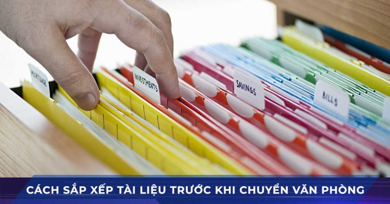 sap xep tai lieu truoc khi chuyen van phong