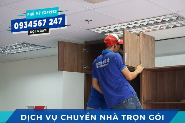Cách tháo vách ngăn tủ đồ khi chuyển nhà